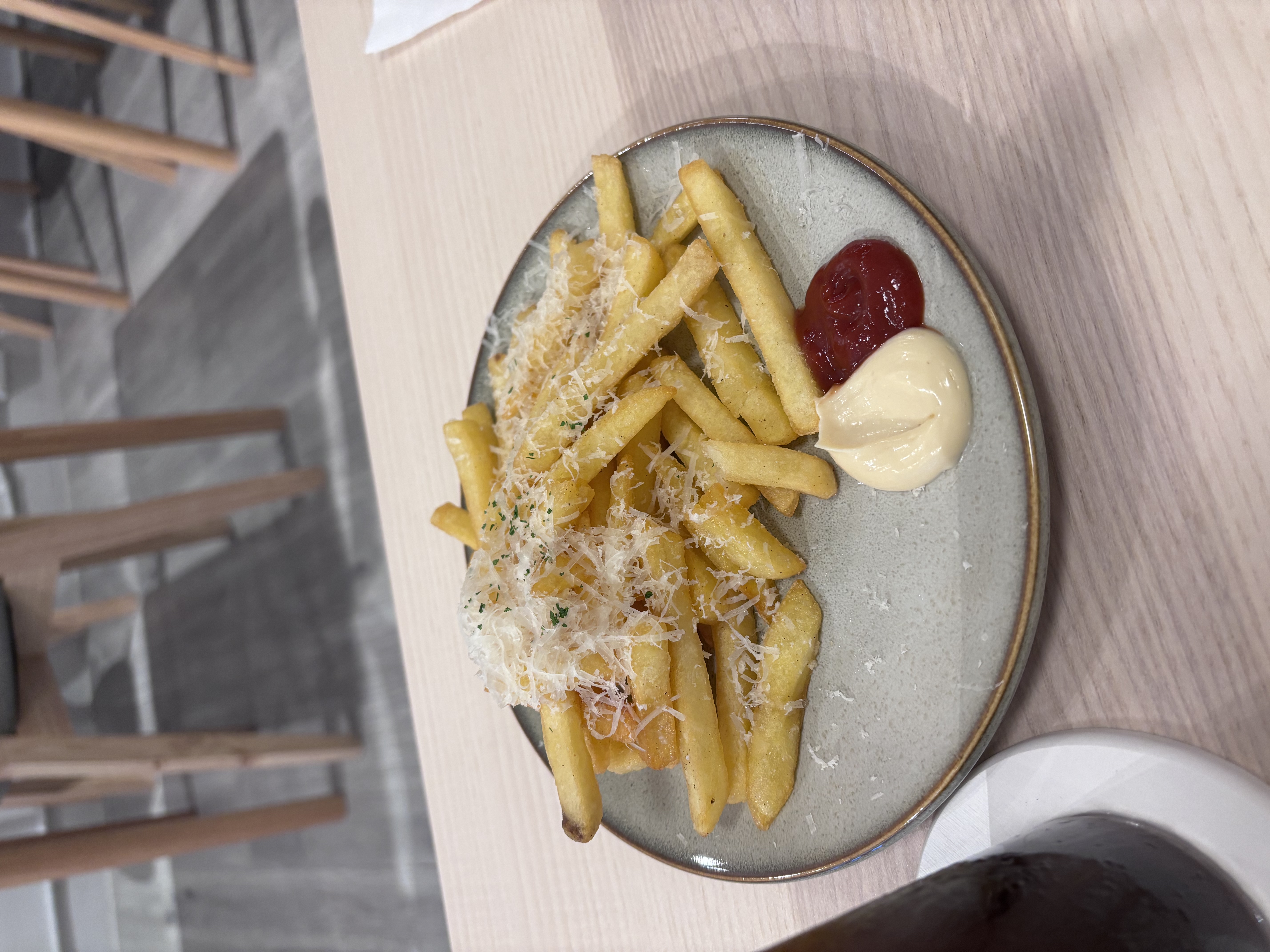 薯條；熱的會更好